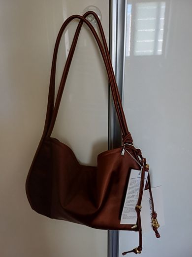 MUSINSA | Archivépke [Archivepke x Ribbonbit] Small wave bag(Brown)