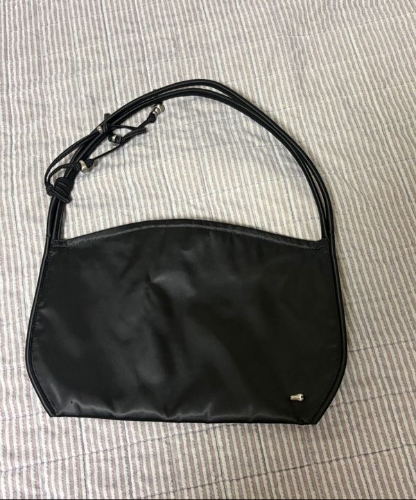 MUSINSA | Archivépke [Archivepke x Ribbonbit] Small wave bag(Black)