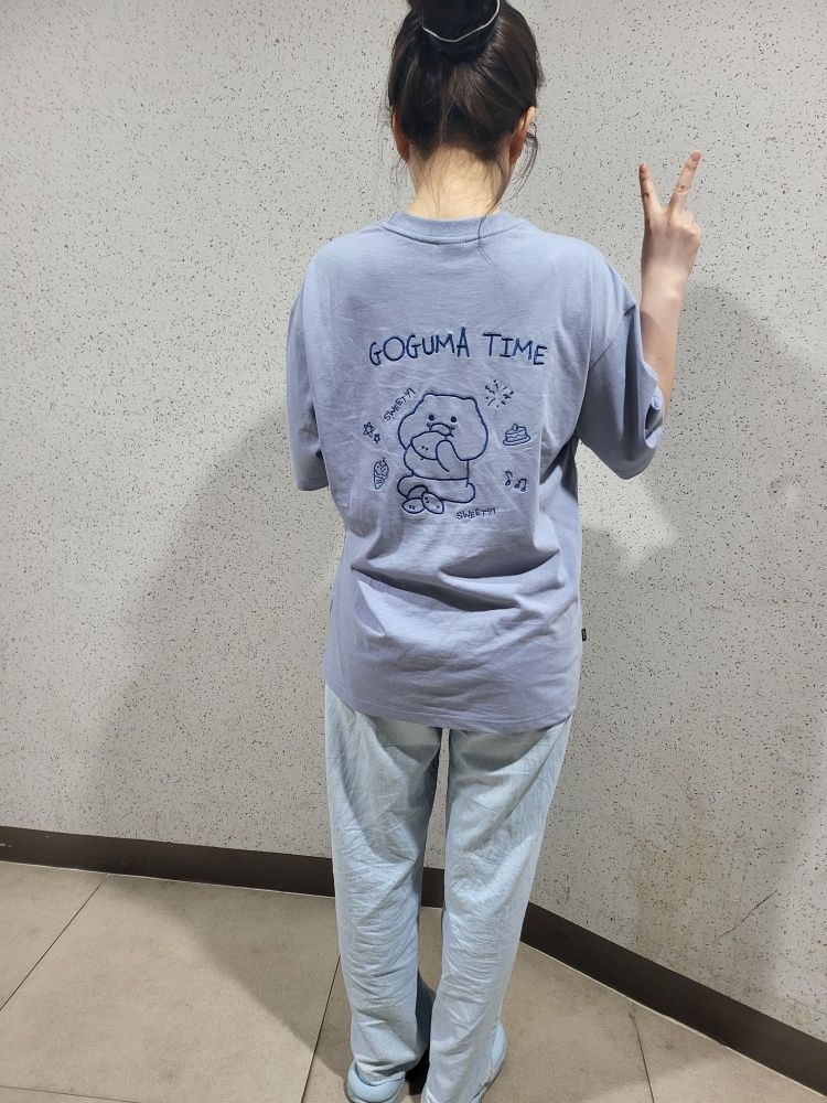 CPGN STUDIOのSweet Chunsik Embroidered Short Sleeve T-shirt MUSINSA | CPGN STUDIO [CPGN x Kakao Friends] Sweet Chunsik