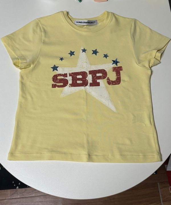 sunburnproject☆SBPJ T-shirt SBPJ T-shirt, NAVY & Sunburn Lettering Logo Cap, NAVY