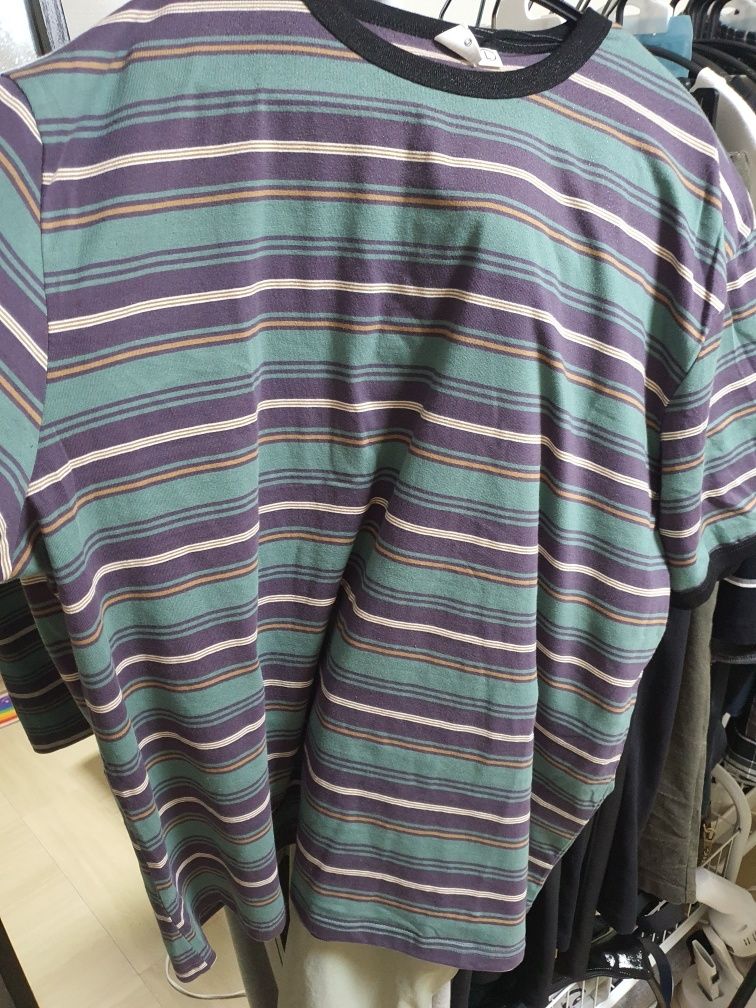 PARTIMENTOのEngineered Stripe Ringer Tee 全2色 MUSINSA公式 | PARTIMENTO Engineered Stripe Ringer Tee Black