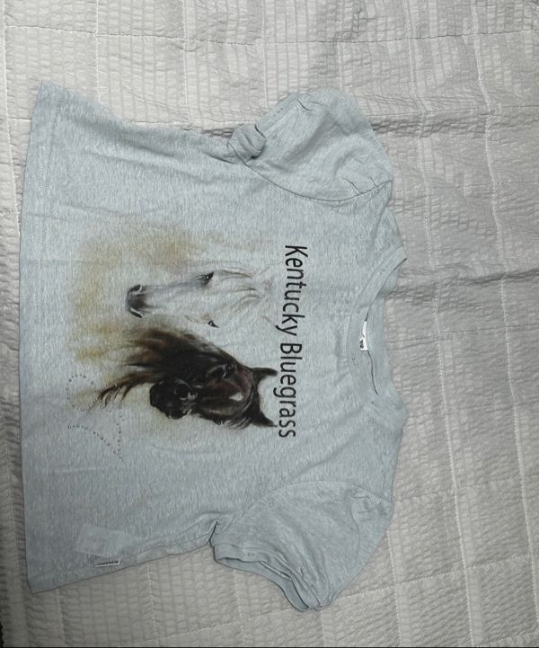 Tシャツ・カットソー [SCULPTOR] Kentucky Stud Baby Tee Baby Blue SC25S263BL Kentucky Stud Baby Tee Baby Blue – SCULPTOR JAPAN