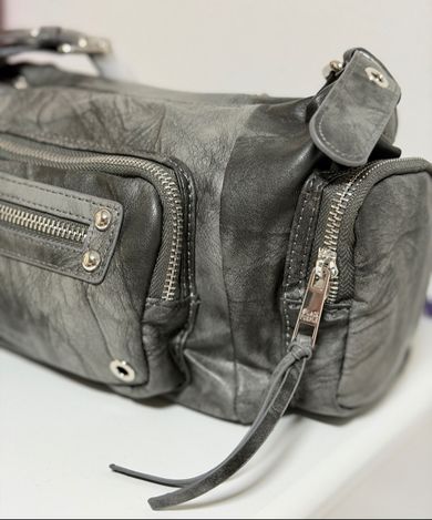MUSINSA | BLACK PURPLE Marco Bag_DUSTY GRAY