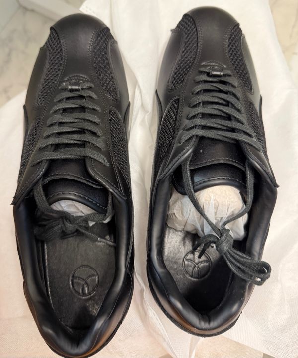 MUSINSA | YASE [Lab Series] Spider Leather Sneakers Silver