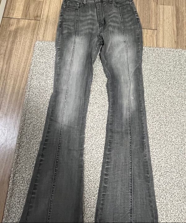 【KHAKIPOINT】Washed Bootcut Jeans★韓国人気通販MUSINSA限定 MUSINSA | KHAKIPOINT Washed Bootcut Jeans (gray)