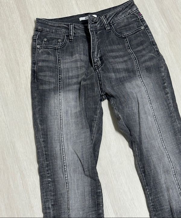 MUSINSA | KHAKIPOINT Washed Bootcut Jeans (gray)