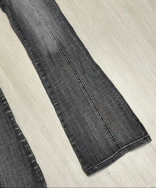 【KHAKIPOINT】Washed Bootcut Jeans★韓国人気通販MUSINSA限定 MUSINSA | KHAKIPOINT Washed Bootcut Jeans (gray)