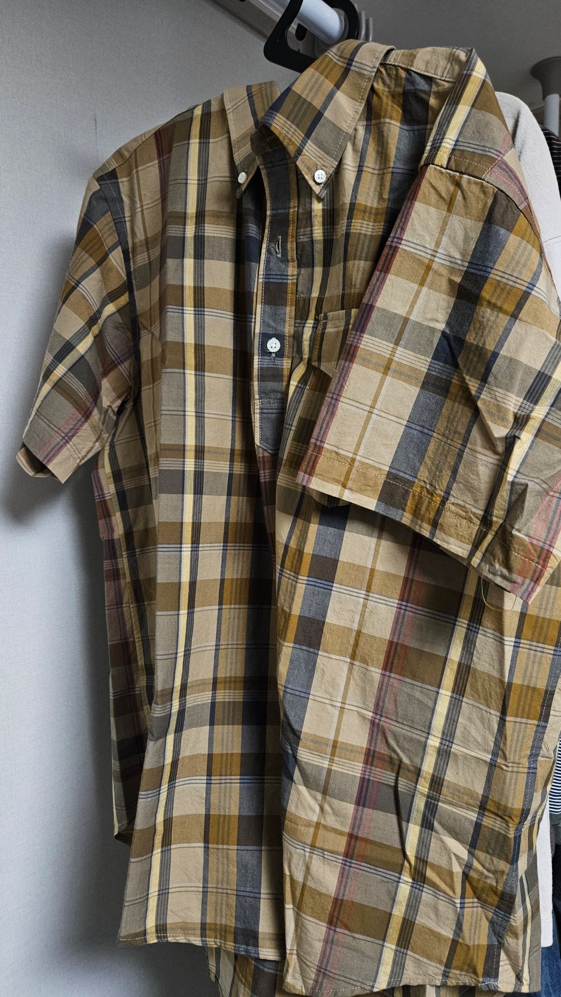 ENGINEERED GARMENTS ポップオーバー BD シャツ チェック MUSINSA公式 | ENGINEERED GARMENTS ポップオーバーBDシャツ