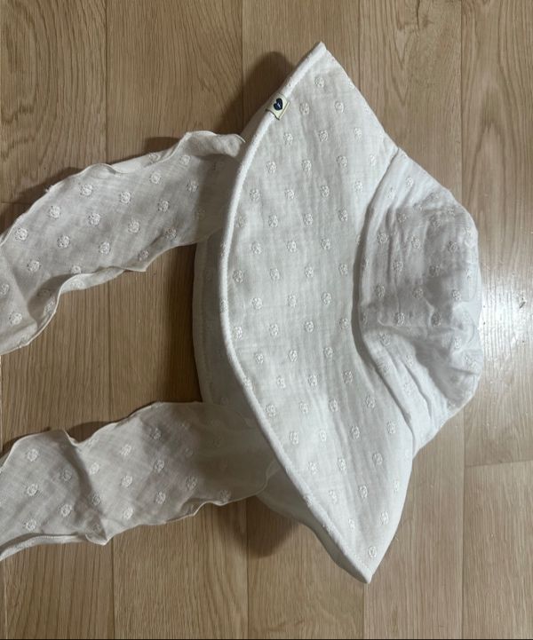 MUSINSA | FUNFROMFUN Scarf Bucket Hat, White