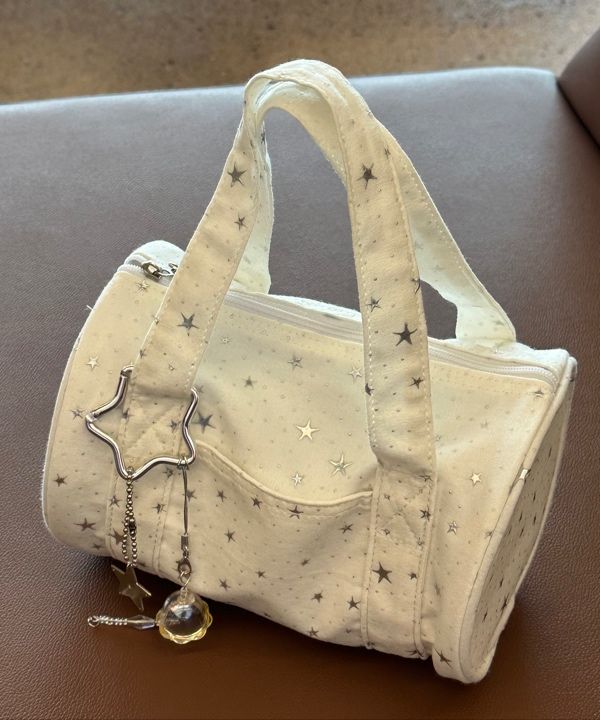 ★SETUP-EXE★TINY STAR TOTE BAG / WHITE★正規品/韓国送料込 MUSINSA公式 | SETUPEXE TINY STAR TOTE BAG / WHITE