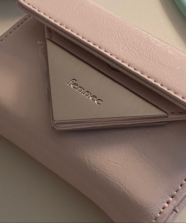 fennec 財布 CRINKLE TRIANGLE blossom MUSINSA | fennec CRINKLE TRIANGLE TRIPLE WALLET - BLOSSOM