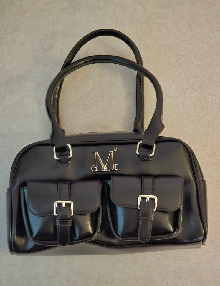 MUSINSA公式 | MUCENT Virus Metal Logo Enamel 2 Belt Pocket