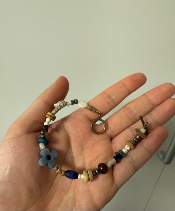 ★TOWTOW ARCHIVE★CLOVER SYMBOL BRACELET サマーブレスレット MUSINSA公式 | TOWTOW ARCHIVE Clover symbol bracelet grey