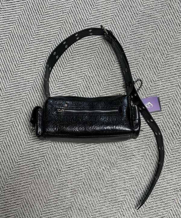 MUSINSA | BLACK PURPLE Mini Fortress Bag-Black