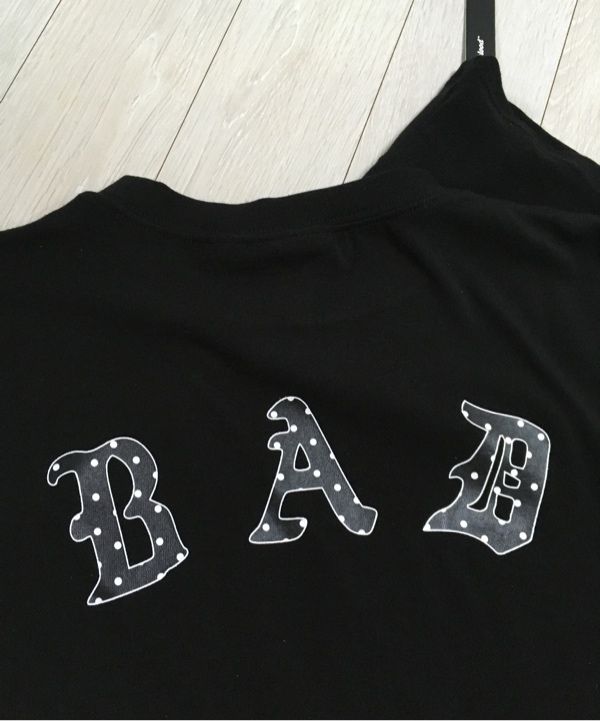 MUSINSA公式 | BADBLOOD Mystic Dot Logo Jersey T-Shirt - Black
