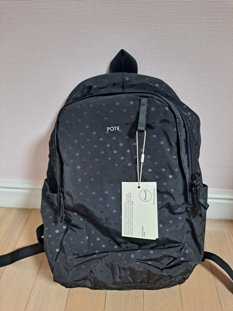 Pote ハイドロットクラシックバックパック ドット　リュック musinsa MUSINSA公式 | POTE 0002 HideSlot Classic Backpack_Dot Black