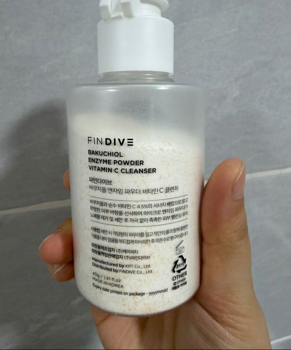 MUSINSA公式 | FINDIVE バクチオール酵素パウダービタミンCクレンザー 40g