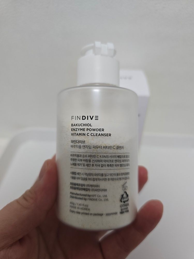 MUSINSA公式 | FINDIVE バクチオール酵素パウダービタミンCクレンザー 40g