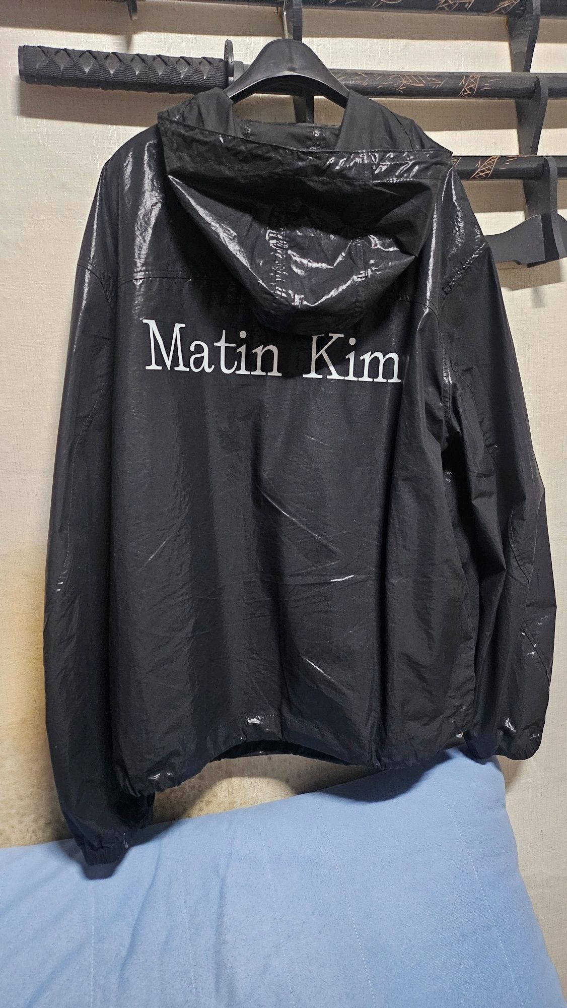 MUSINSA | MATIN KIM MATIN HIGH NECK HOODY COATING JUMPER FOR MEN