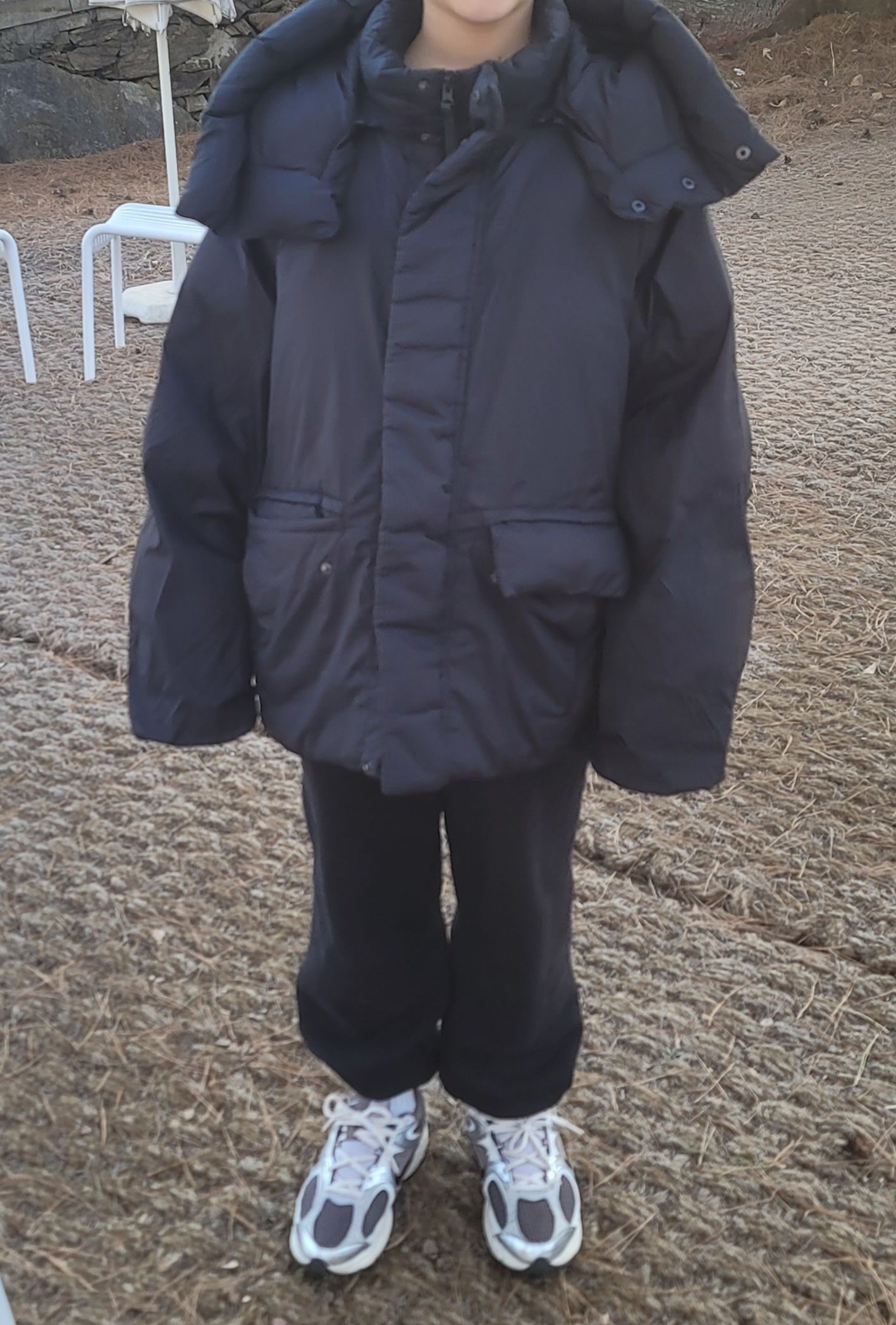 MUSINSA公式 | MUSINSA STANDARD ノンキルティングフーディッドダウン