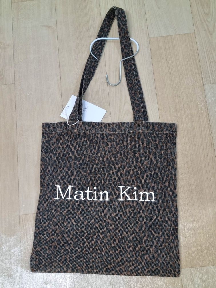 MUSINSA | MATIN KIM MATIN LEOPARD ECOBAG IN BROWN
