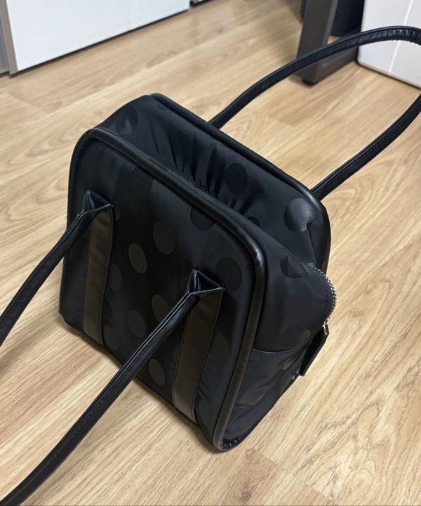 MUSINSA公式 | YEOMIM mini box bag (black dot)