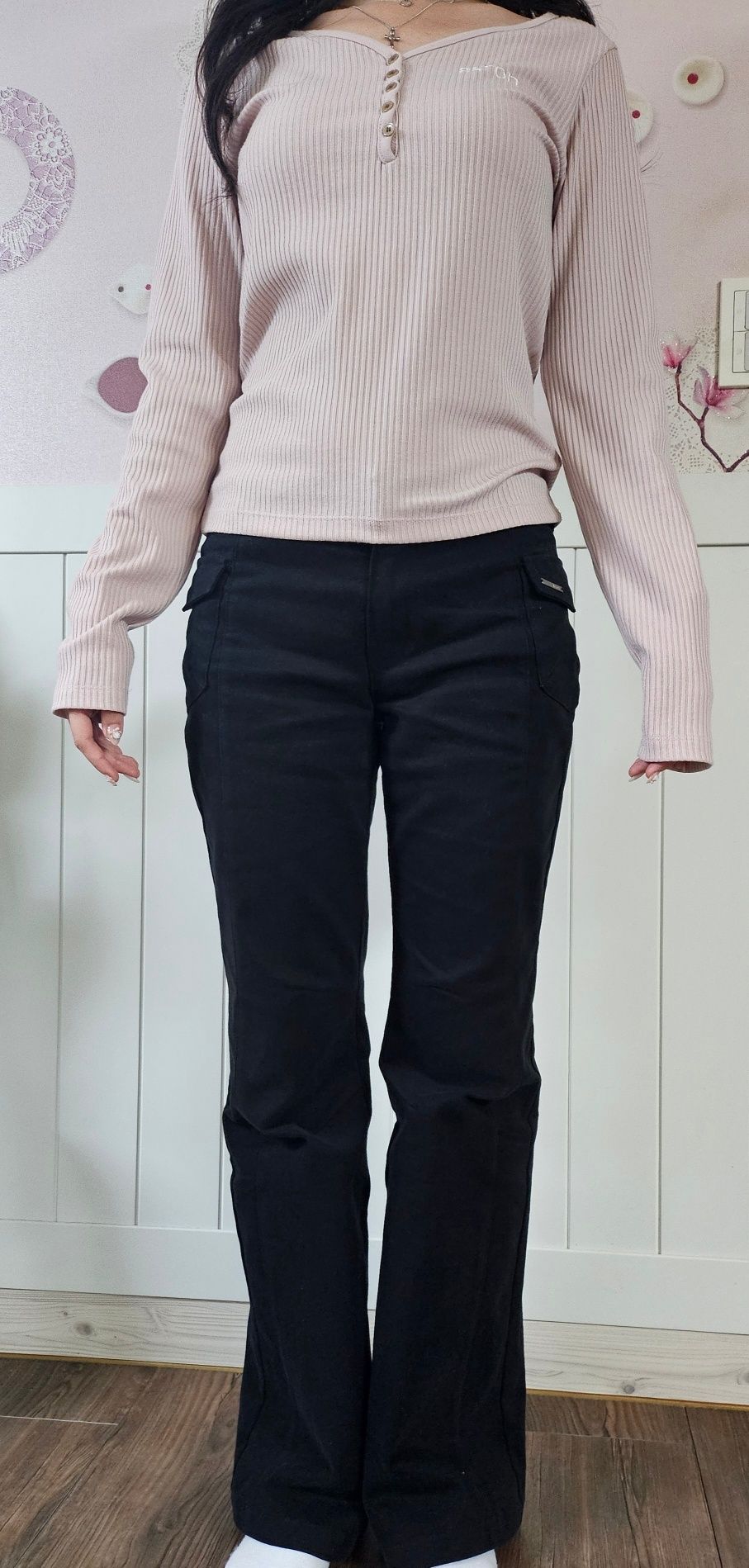 MUSINSA公式 | MISEKI SEOUL Side pocket bootscut pants BLACK