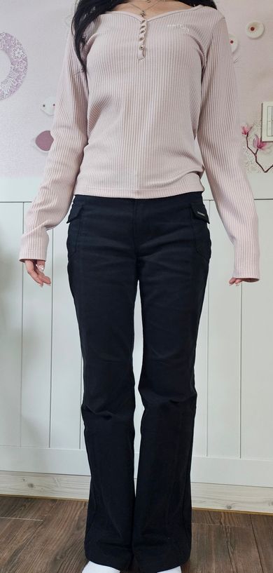MISEKI SOUL Side pocket bootscut pants