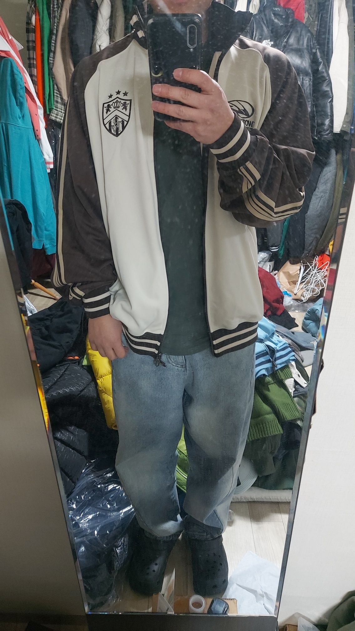 ◉極美品◉Theory クラッシュド サテン ラグラン トラック ジャケット M MUSINSA公式 | TRAVEL コンビネーションラグランジャージトラック