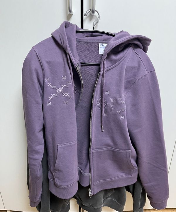 MUSINSA | THE COLDEST MOMENT TCM nordic hooded zip-up (purple)