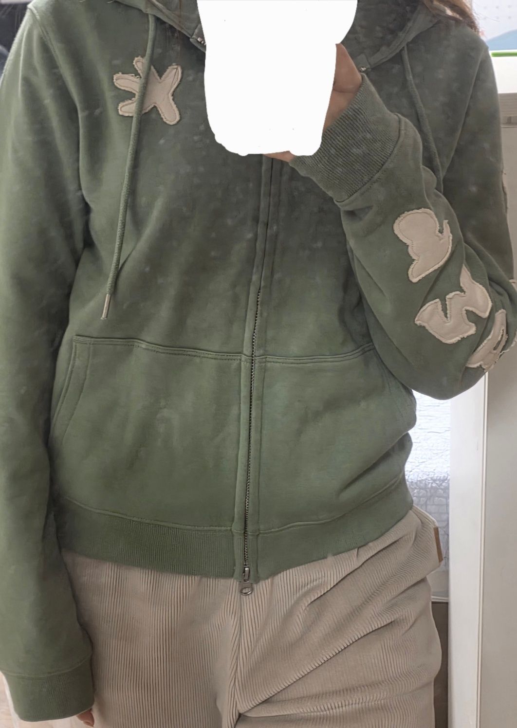 MUSINSA | THE COLDEST MOMENT TCM tcdmt hooded zip-up (green)
