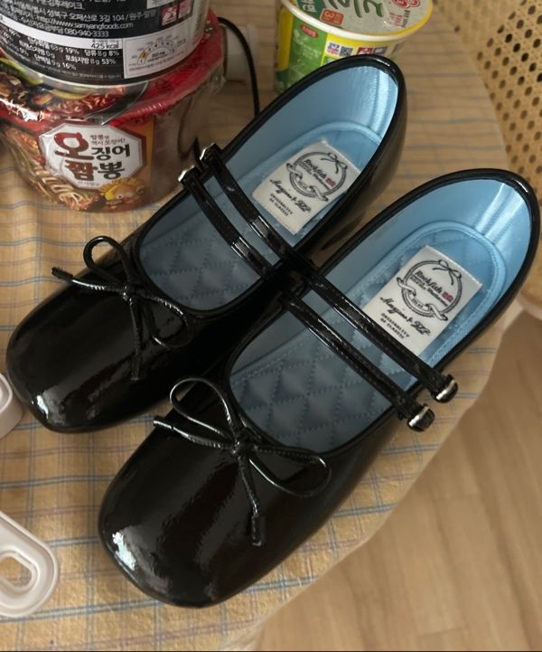 MUSINSA公式 | ROCKFISH WEATHERWEAR SQUARE TOE TWO STRAP MARYJANES