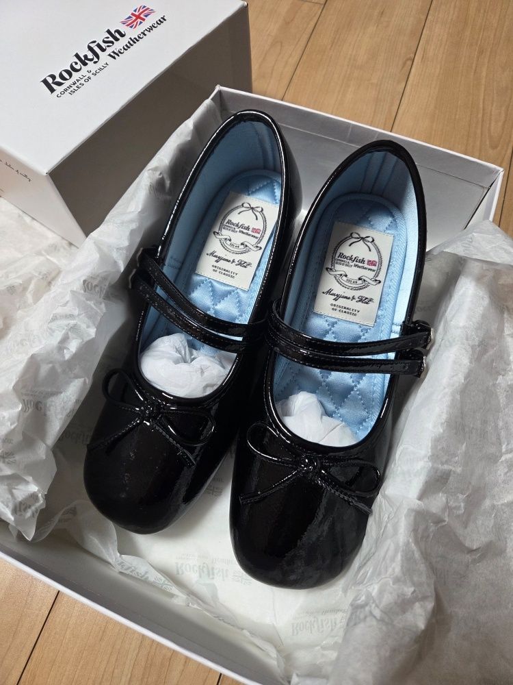 MUSINSA公式 | ROCKFISH WEATHERWEAR SQUARE TOE TWO STRAP MARYJANES