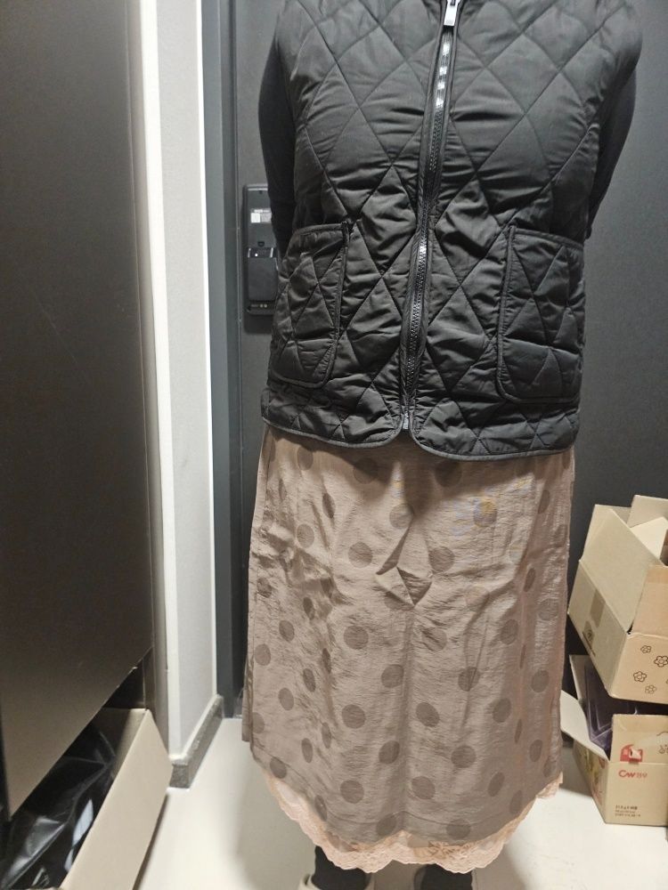 MUSINSA公式 | PARTIMENTO WOMEN 2 IN 1 ドットプリントシアーミディ