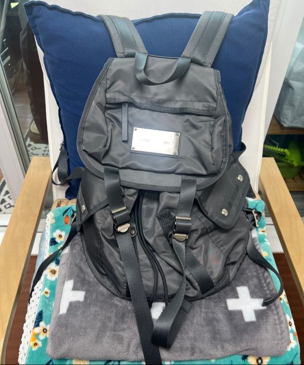 MUSINSA | MATIN KIM MATIN POCKET UTILITY LARGE BACK PACK IN CHARCOAL