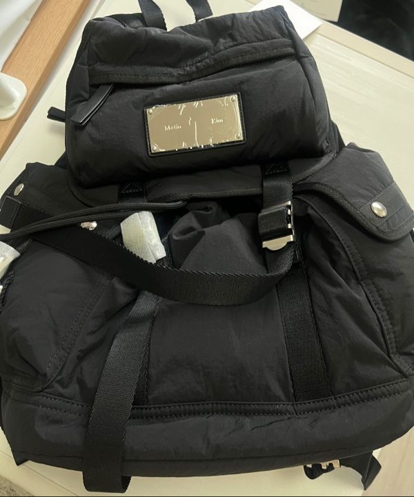 MUSINSA | MATIN KIM POCKET UTILITY LARGE BACK PACK IN BLACK