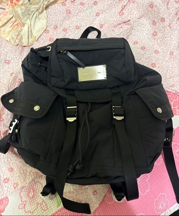 MUSINSA | MATIN KIM POCKET UTILITY LARGE BACK PACK IN BLACK