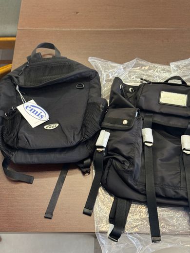 Matin Kim Large Backpack 黒 MUSINSA公式 | MATIN KIM MATIN POCKET UTILITY LARGE BACK PACK IN BLACK