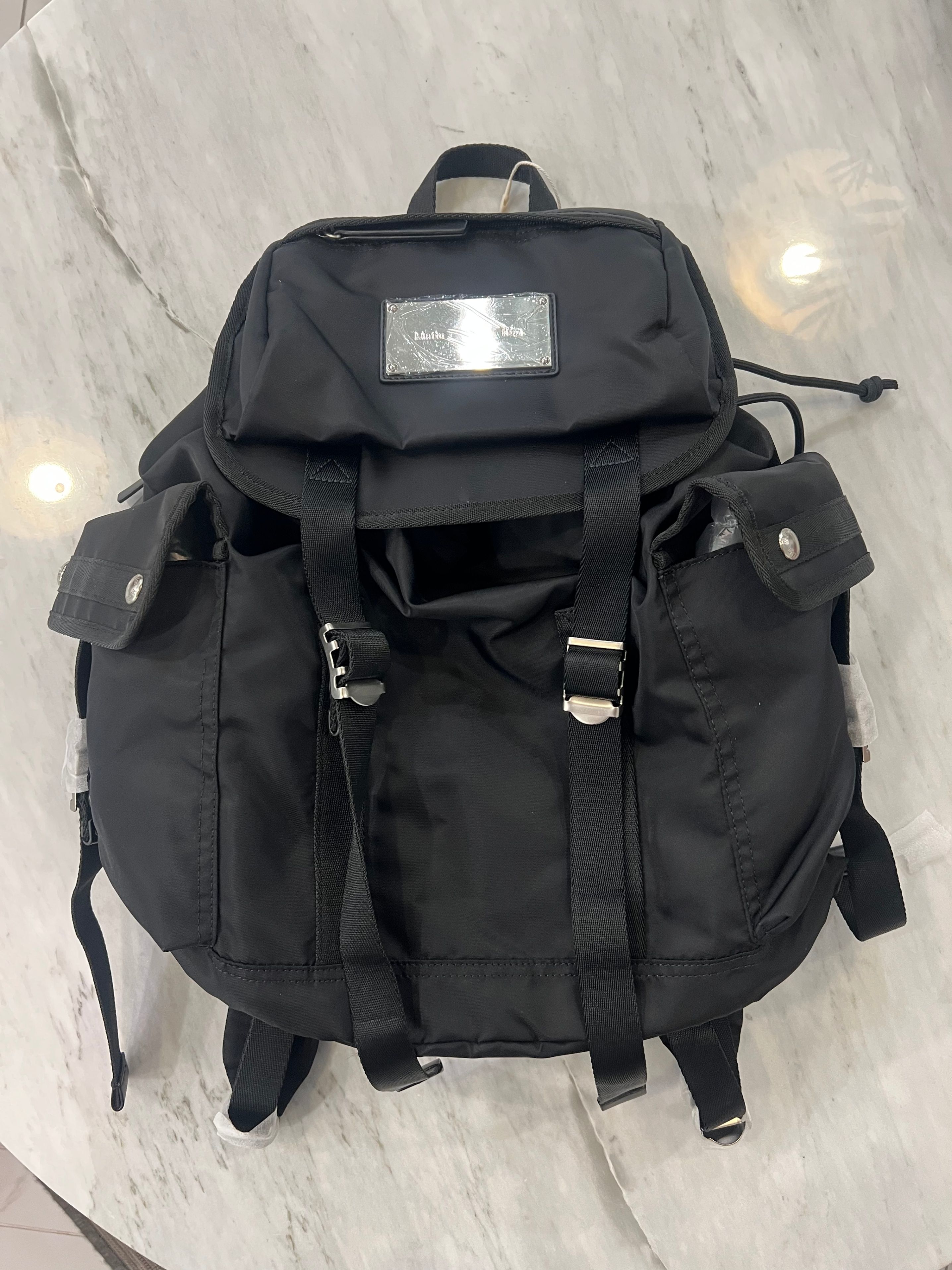 Matin Kim Large Backpack 黒 MUSINSA | MATIN KIM MATIN POCKET UTILITY LARGE BACK PACK IN BLACK