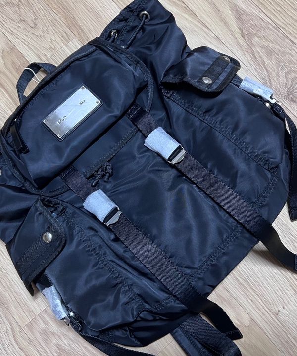 MUSINSA | MATIN KIM MATIN POCKET UTILITY LARGE BACK PACK IN BLACK