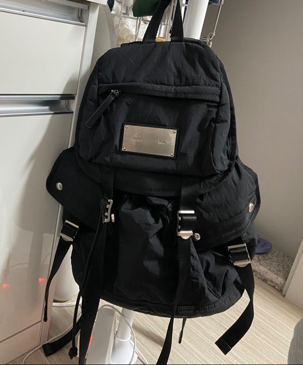 【♡】MatinKim BACK PACK IN BLACK Matin Kim Cargo All Day Backpack Black - SS25 - US