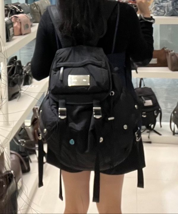 MUSINSA | MATIN KIM POCKET UTILITY LARGE BACK PACK IN BLACK