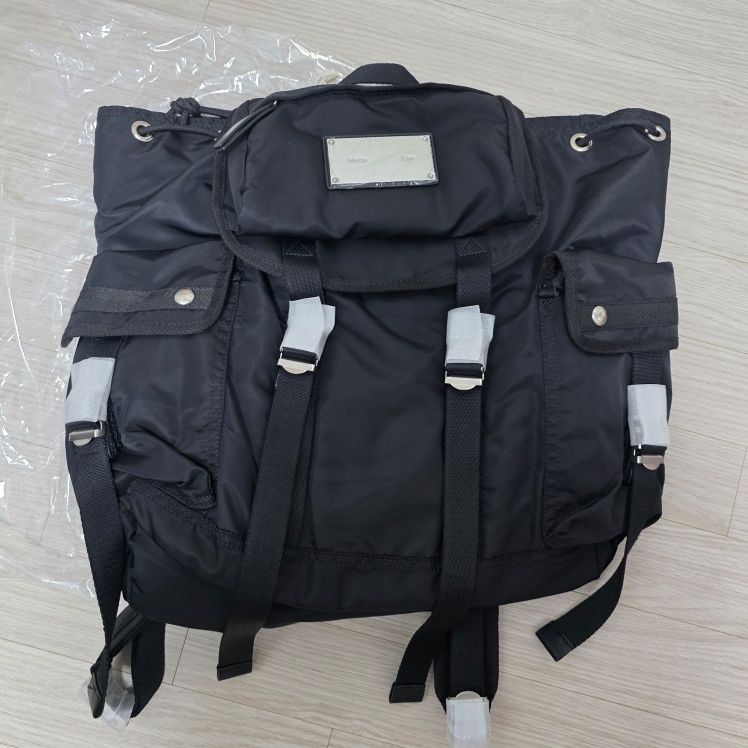 MUSINSA | MATIN KIM MATIN POCKET UTILITY LARGE BACK PACK IN BLACK
