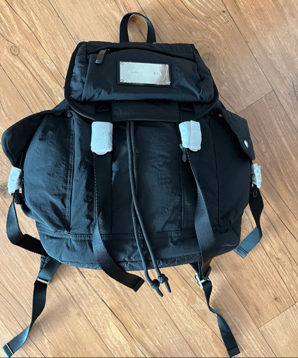 MUSINSA | MATIN KIM POCKET UTILITY LARGE BACK PACK IN BLACK