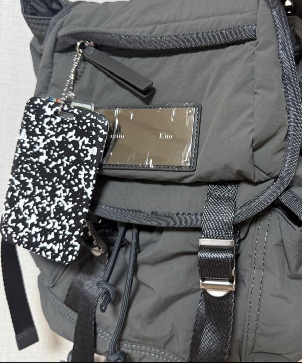 MUSINSA | MATIN KIM POCKET UTILITY SMALL BACK PACK IN CHARCOAL