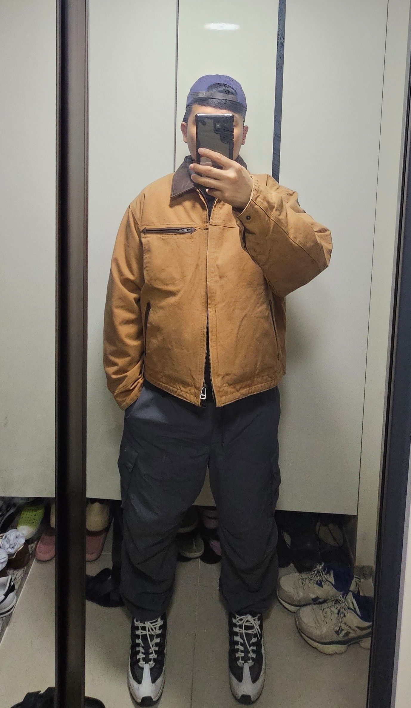 MUSINSA公式 | FRIZMWORKS HEAVY CANVAS DESTROYED WORK JACKET _ TAN