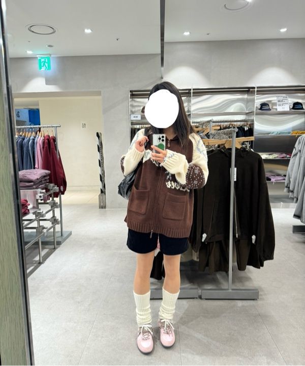 MUSINSA公式 | ILLIGO エンジェリング コウイチャン ニットジップ