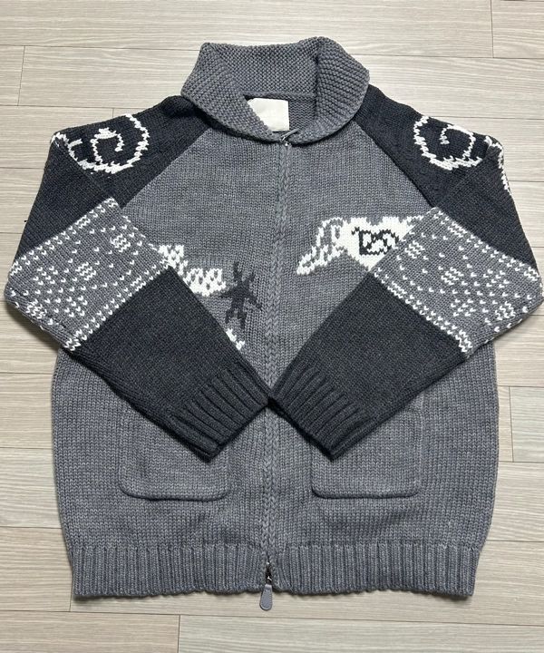 トップス ILLIGO Angelling Cowichan Knit Zip-up MUSINSA | ILLIGO Angelling Cowichan Knit Zip-up Gray