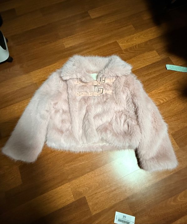 MUSINSA公式 | ILLIGO パピーショートファージャケットピンク