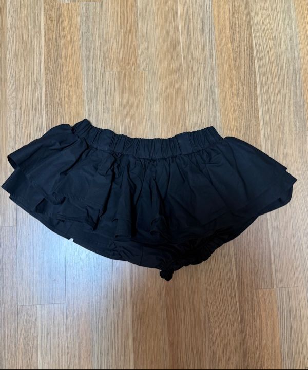 MUSINSA公式 | KHAKIPOINT Cancan Skirt Pants (black)